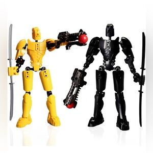 2 PCS Upgraded T13 Action Figure, 3D Printed Titan 13 Action Figure